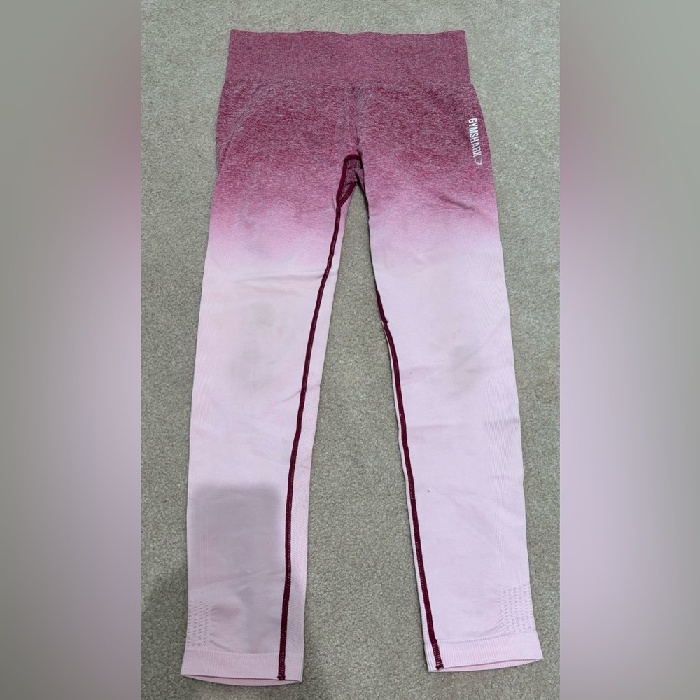 Gymshark color fade compression leggings